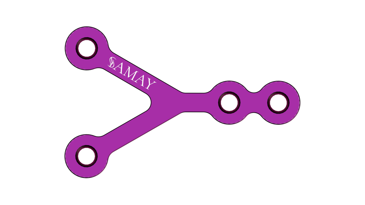 Mini ?Y? Shape Plate 1.5mm (With Gap) Mini Plate