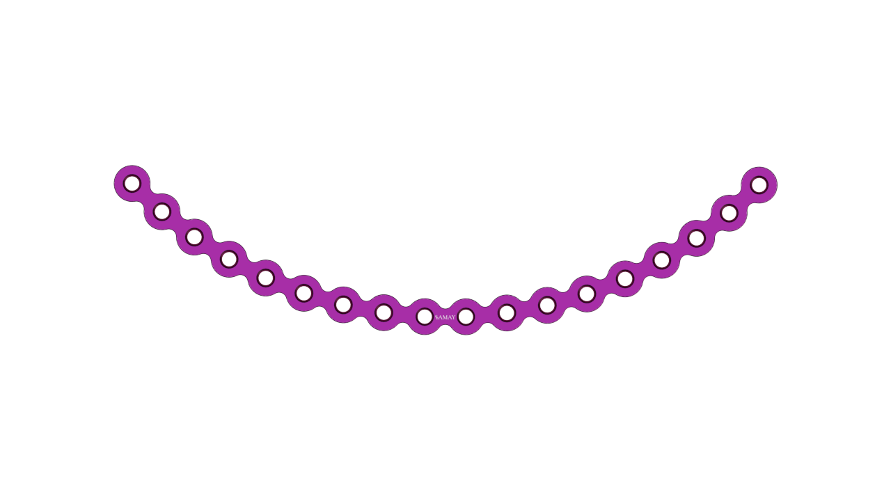 Mini Orbita Plate 1.5mm (Without Gap) Mini Plate