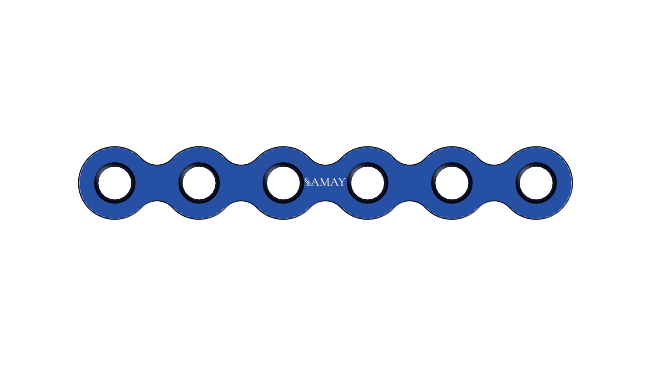 Mini Plate Straight 2.0mm (Without Gap) Mini Plate