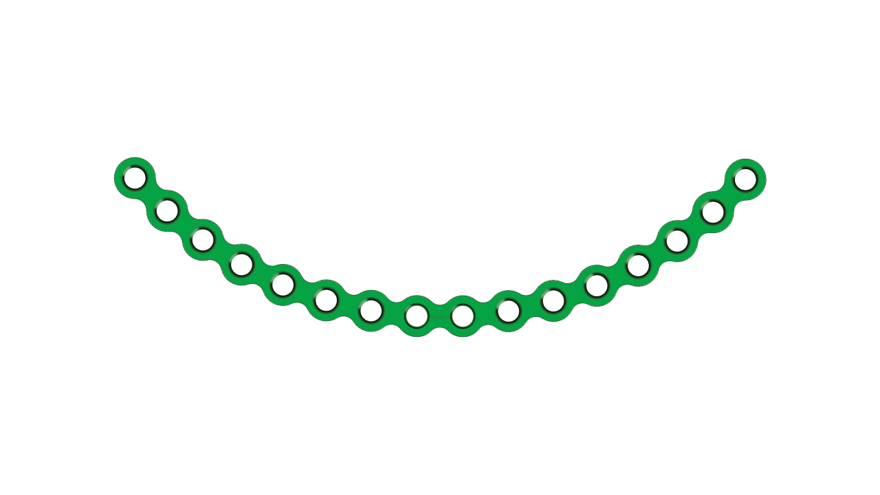 Mini Orbita Plate 2.5mm (Without Gap) Mini Plate