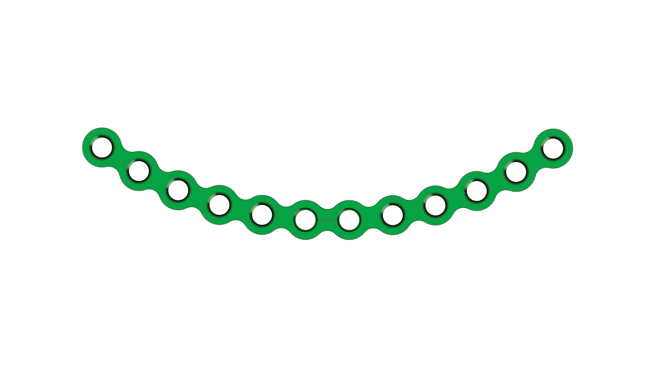 Mini Orbita Plate 2.5mm (Without Gap) Mini Plate