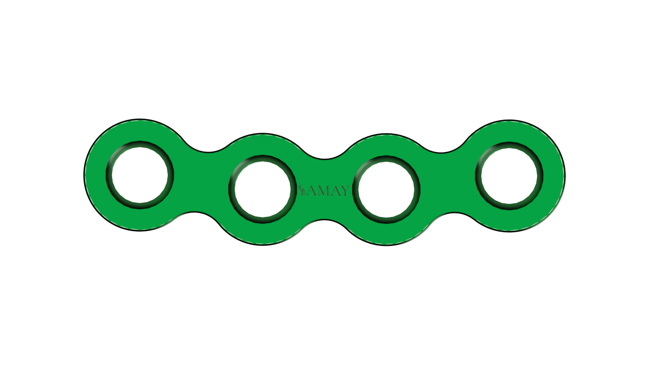 Mini Orbita Plate 2.5mm (Without Gap) Mini Plate